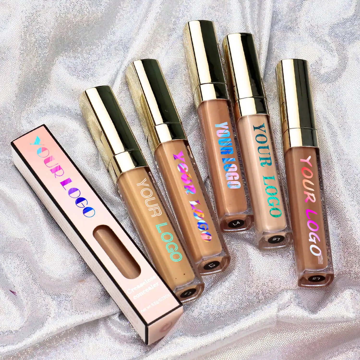 Batch make up concealer covers acne, beautifies skin, moisturizes skin, and permanently isolates foundation make-up private logo