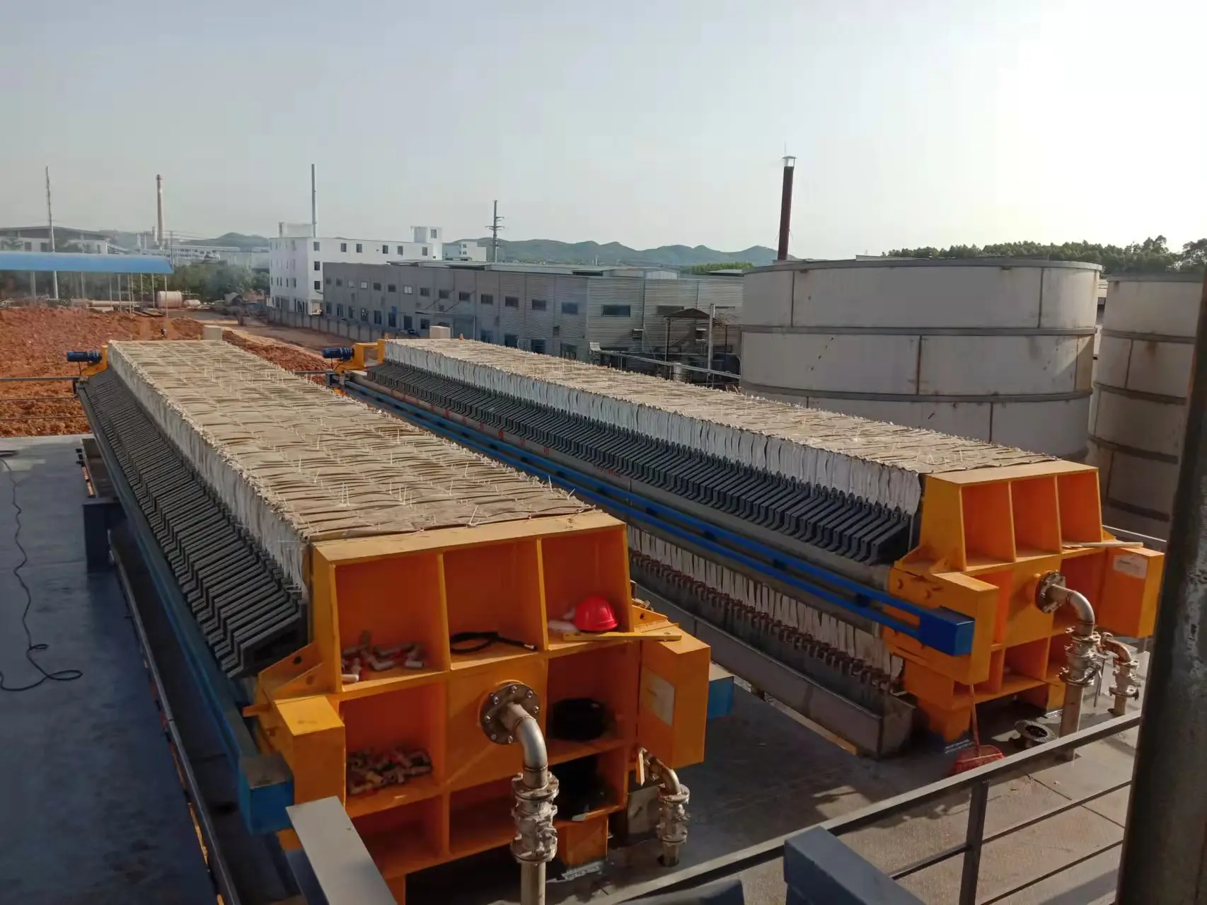 650 Pigment alcohol gelatin filter press