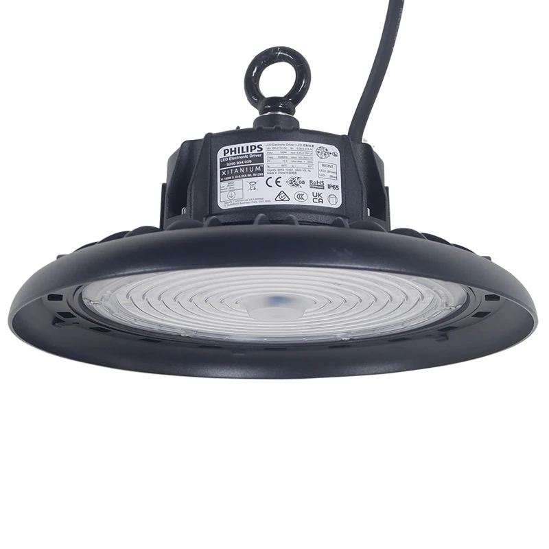 IP65 водонепроницаемый высокосветовой Антибликовой 100 Вт 150 Вт 200 Вт НЛО светодиодный светильник с высоким освещением 150 лм/Вт для промышленного склада, Заводская мастерская