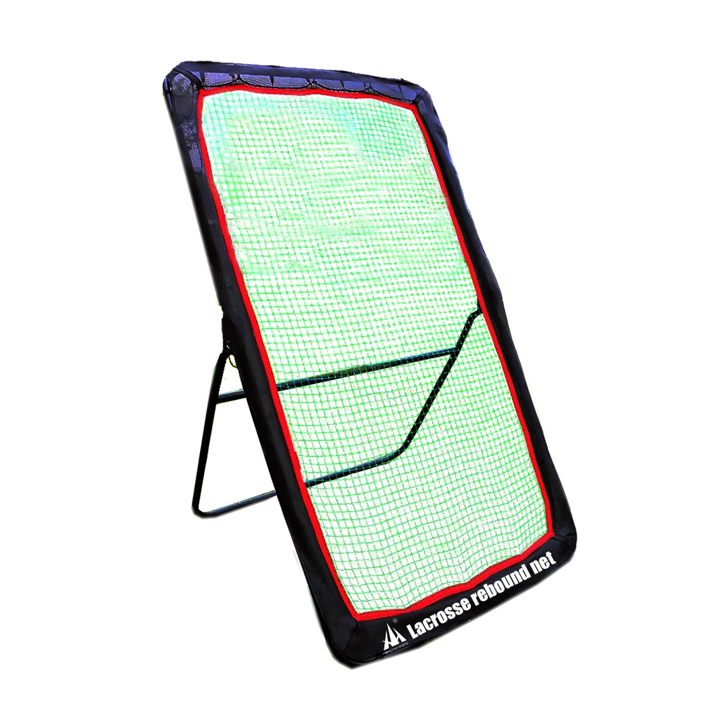 7*4 ft Adjustable Pitch Back Portable Backstop Goal Target Hockey Lacrosse Rebounder Net For Practice