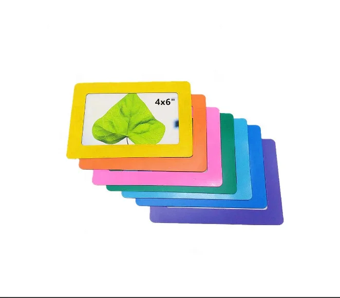 Wholesale magnetic photo frame magnetic photo picture frame refrigerator magnet picture frame