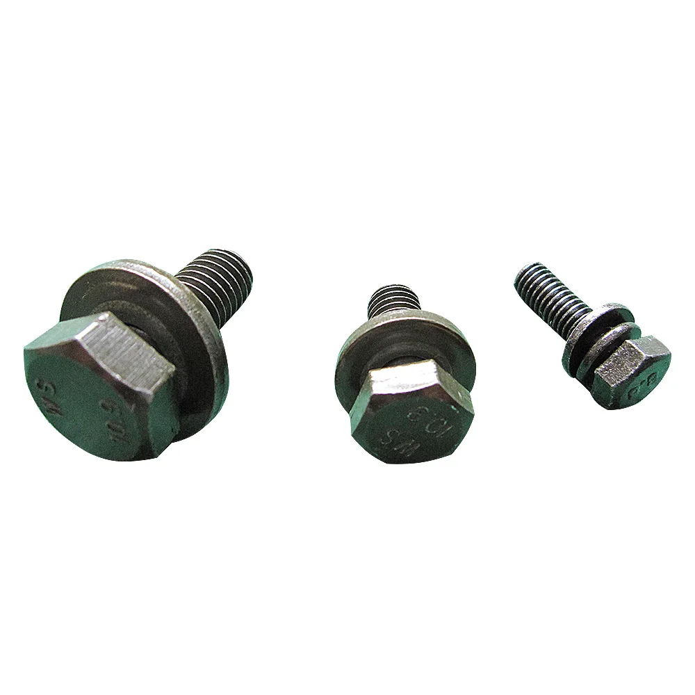 army green M6 M8 M12 High strength hexagon head Screw with washer