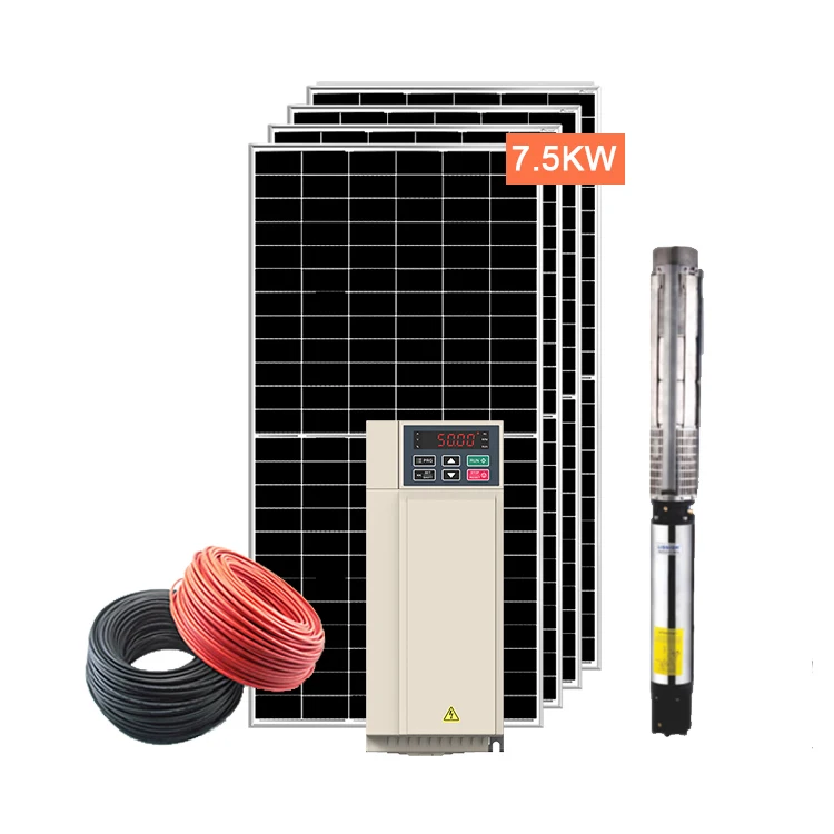 Solar water pumps system Irrigation submersible deep well pump for agriculture 10HP