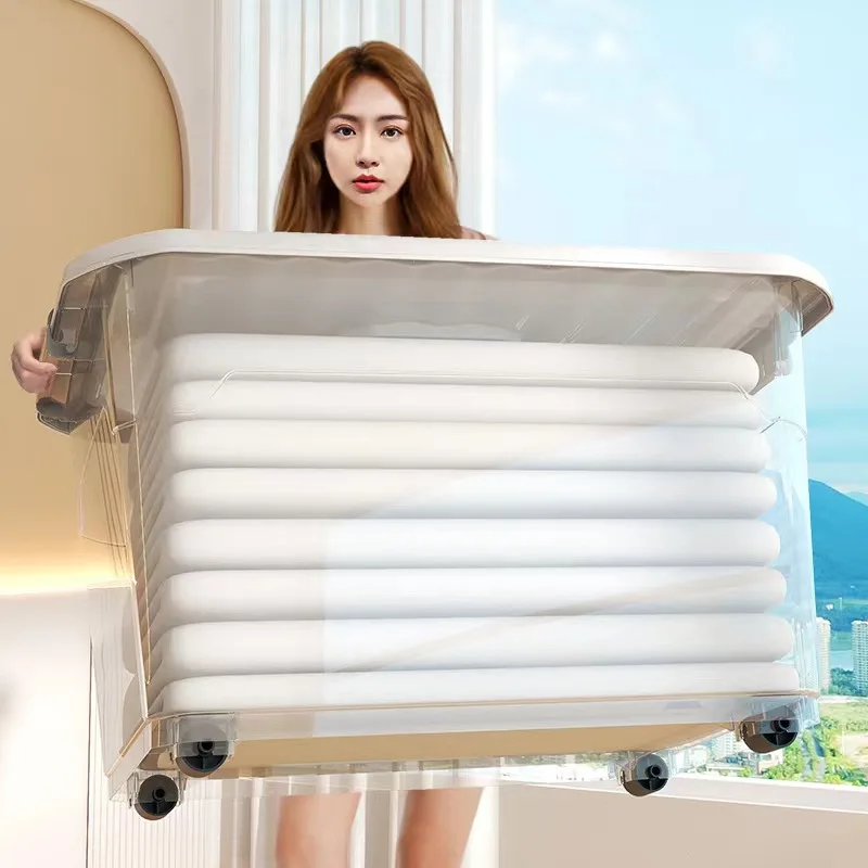 plastic food storage container transparent household cstorage box