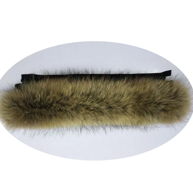 Raccoon Fur Collar For Winter Coats Real Raccoon Fur Trim