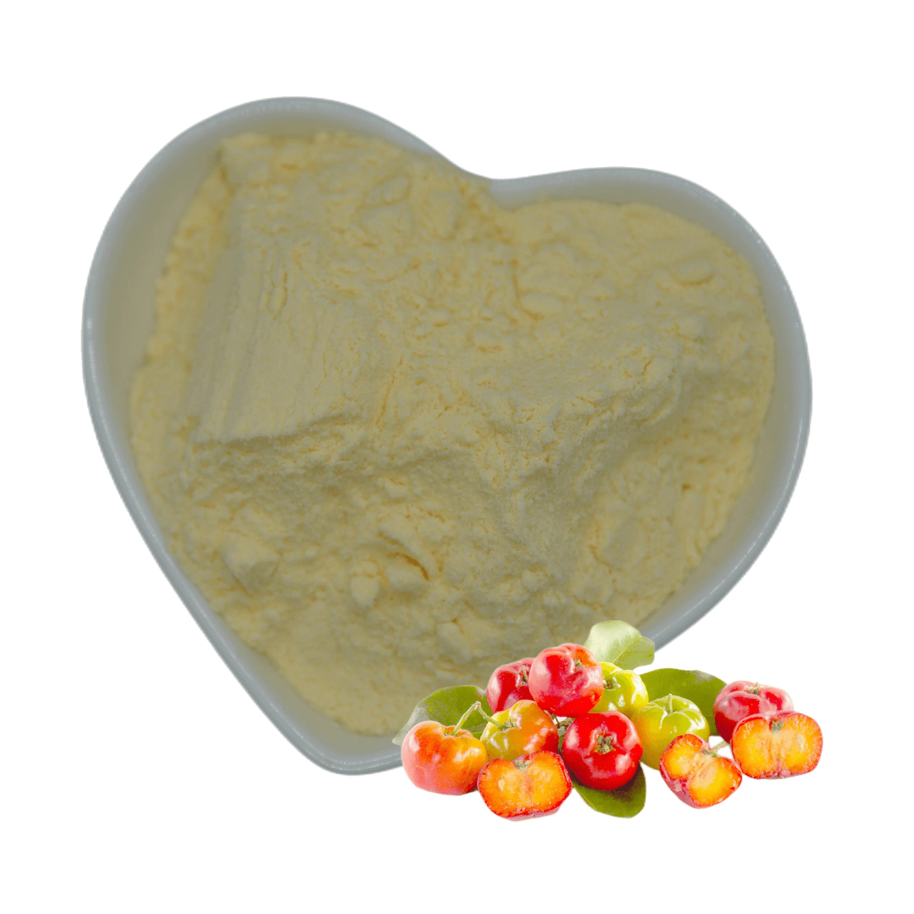 Vitamin C and SOD Acerola Cherries Powder Factory Supply Acerola Cherries 3062 Juice Powder