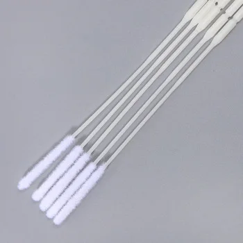 Disposable throat nasopharyngeal oropharyngeal swabs