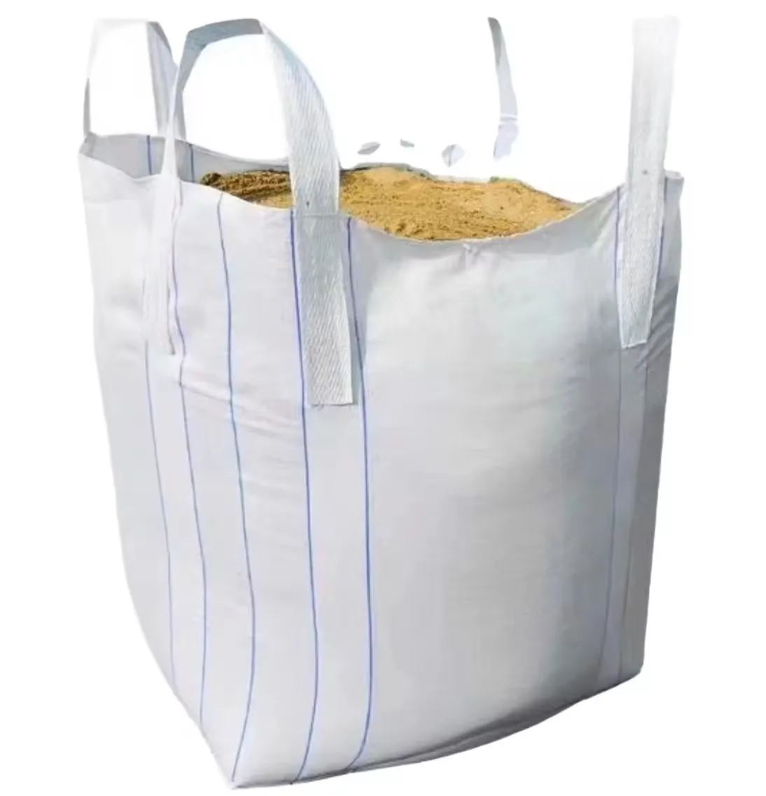 Jumbo Bags For Sand Packing Support Printing Logo Polypropylene 1 Tonne Bulk Bags for Chromium Vanadium Titanium White corundum