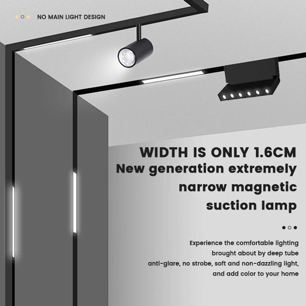 Factory Custom Commercial Interior Lighting System Track Spotlights