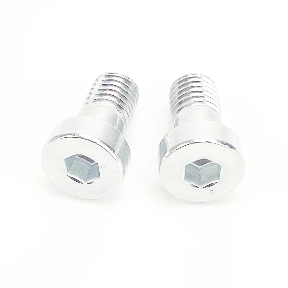 Iron manufacturing large rod semi-threaded screws flat head bolts hexagon socket slotted cylindrical head screws