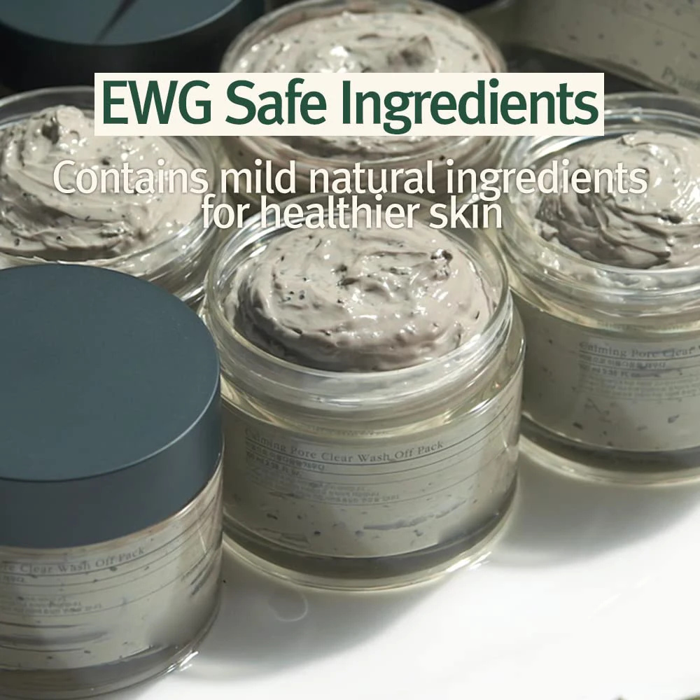 Green Tea and Matcha Infused Dead Sea Mud Mask with Aloe Vera Deep Cleansing and Hydrating Relaxing Volcanic Clay for Face Nose