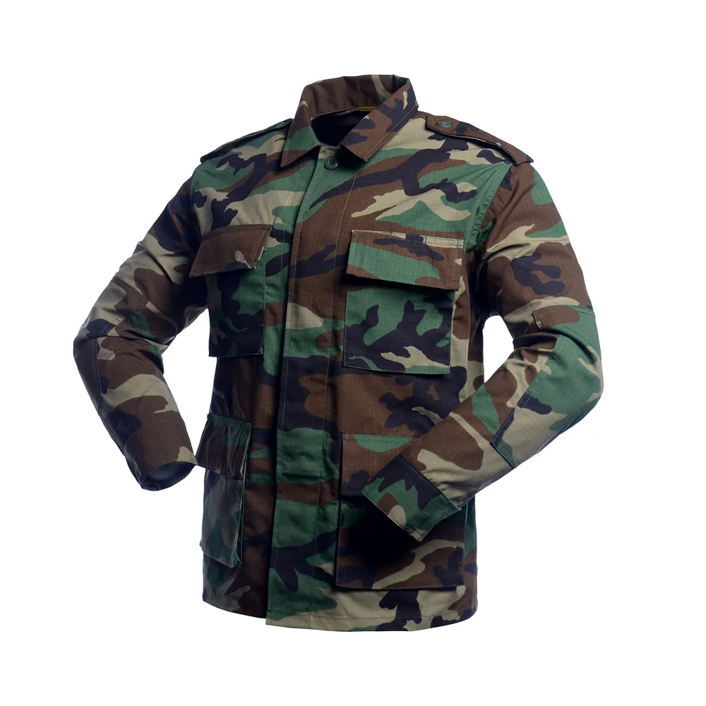 Airsoft BDU Uniform Woodland Jungle Camouflage BDU  Uniform
