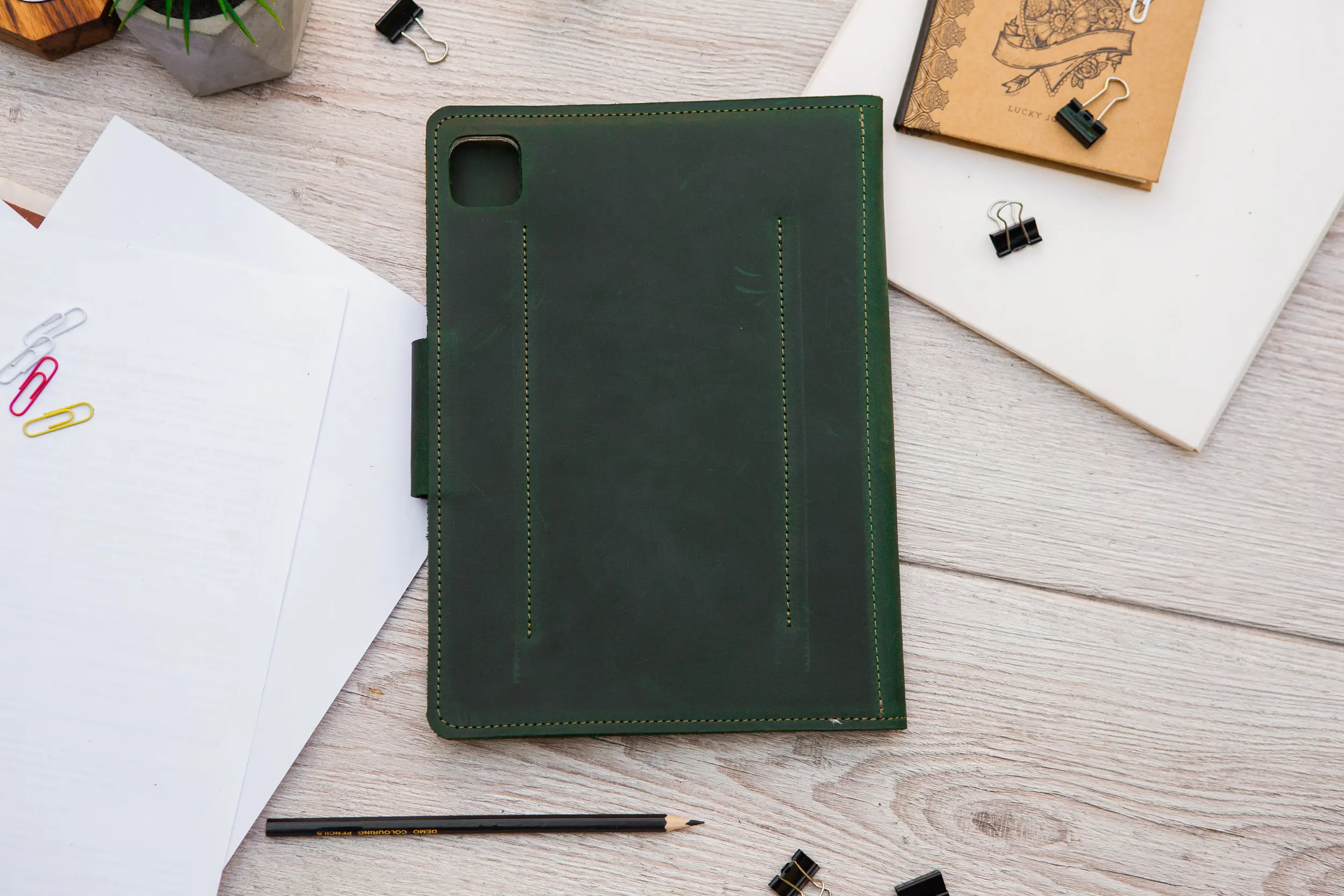 Leather Laptop Organizer for ipad case holder Tablet Sleeve Pouch Genuine Leather Tablet Sleeve Case For ipad air 4 case MacBook