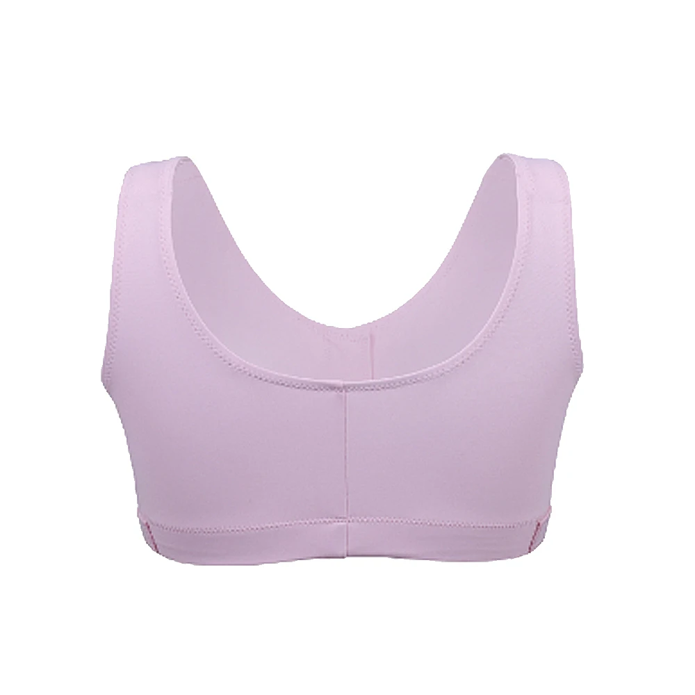Wholesale Soft Comfort Right Mastectomy Bras With Pockets Breast Compression Bra Post Surgery Zip Front