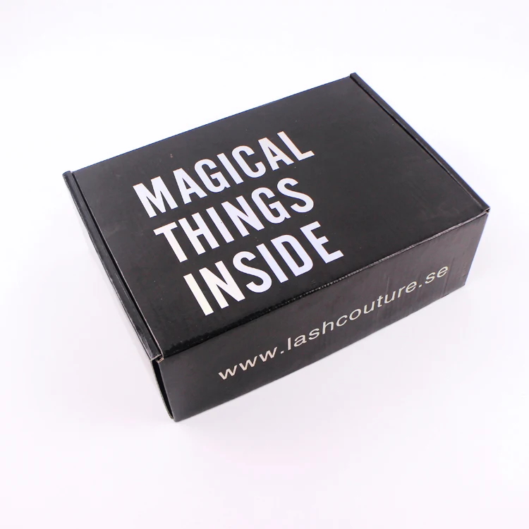 Custom 6X4X1 Gift Shipping Cardboard Box Packaging  With Logo Embossing