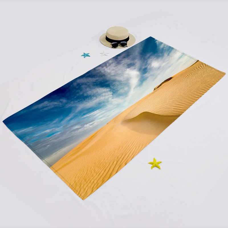 High Quality Sublimation Printing Beach Quick-Dry Towel Microfiber With
