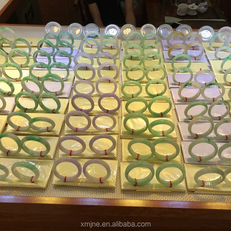 Burma Jade Bracelet Is Full Of Green Jadeite Bangle Ice Purple Jade Bangle  Real Jade Jewelry