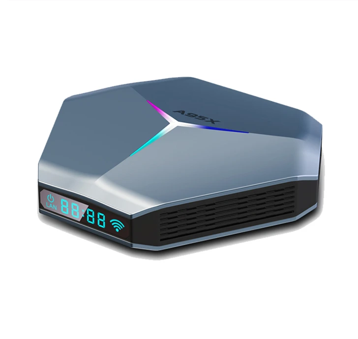 Андроид 10 RGB Smart TV Box Amlogic S905X4 1080P 4 Гб 128 8K HD Поддержка 2,4 & 5G двухъядерный процессор Wi-Fi IP TV Box медиа плеер