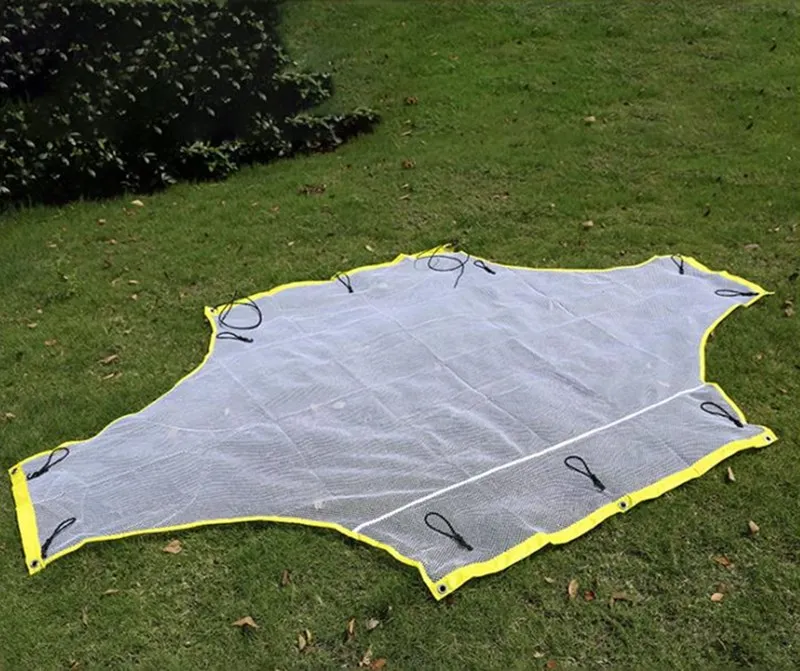 Outdoor Sports Practice Colored Four Corners  seven-a-side Football Goal Net Use Full size Sports Soccer Goal Shooting goal net