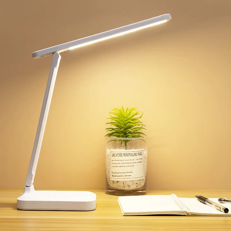 Rechargeable Table Lamp LED Table Light Modern Led Desk Lamp with Charger USB Wireless Table Light