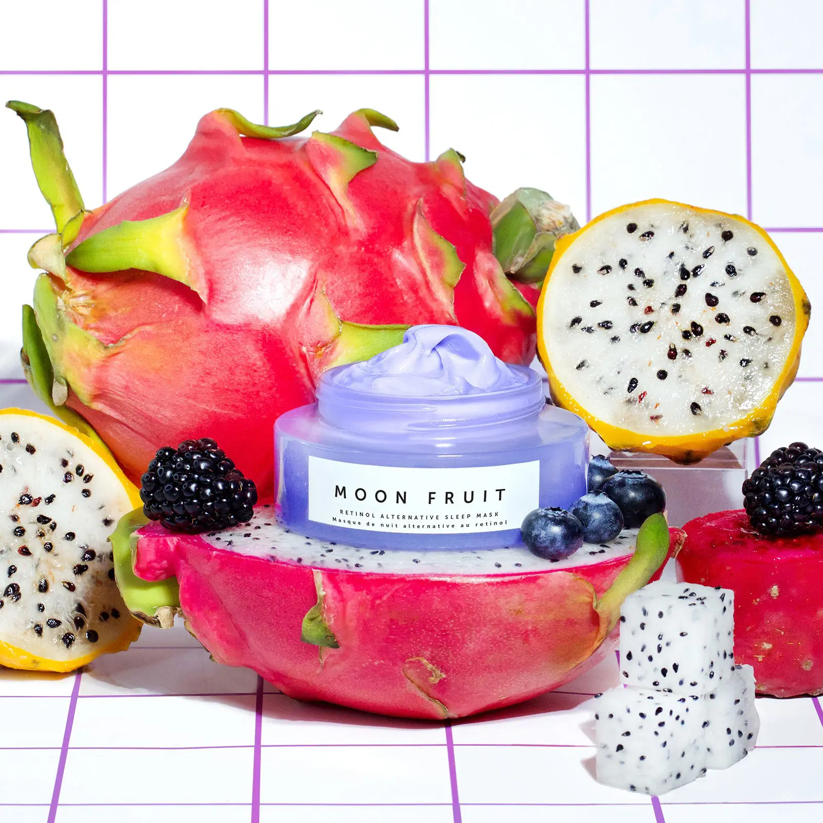 HANLINGER Vegan Skin Moisturizer Moon Fruit Retinol Alternative jelly facial Sleep Mask Anti-wrinkle Face Cream
