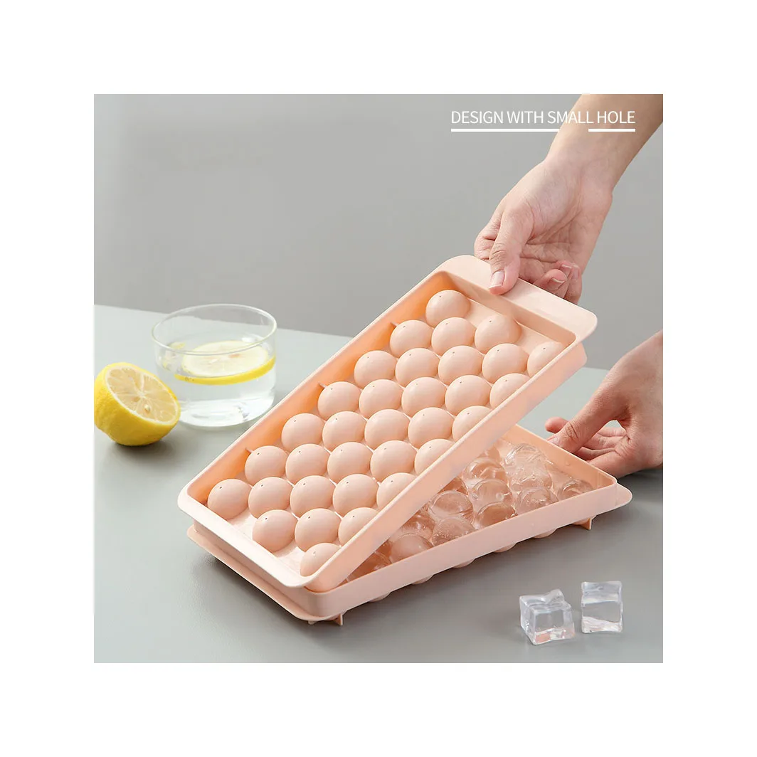 2023 Summer Hot Selling Ice grid spherical self-made edible round ice ball ice cube mold