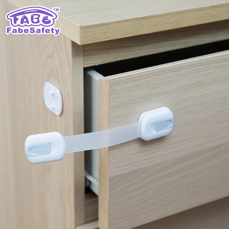 Trending Home Use Safety Cabinet with Double-Headed Push Button ABS Material for Baby & Dog Claws Protection