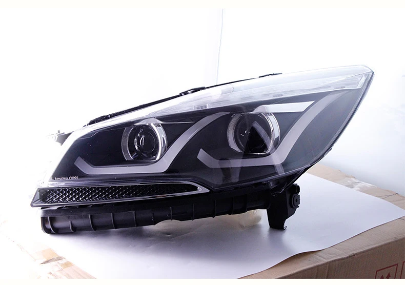LED Headlight DRL Hid Head Lamp Angel Eye Bi Xenon Beam Accessories For FORD KUGA Escape 2014-2016