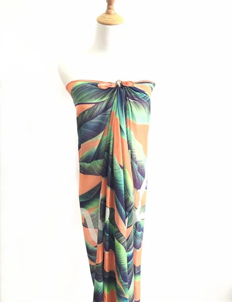 USA Hawaii Aloha print popular sale soft Rayon fabric beach sarong pareo beachwear sarongs