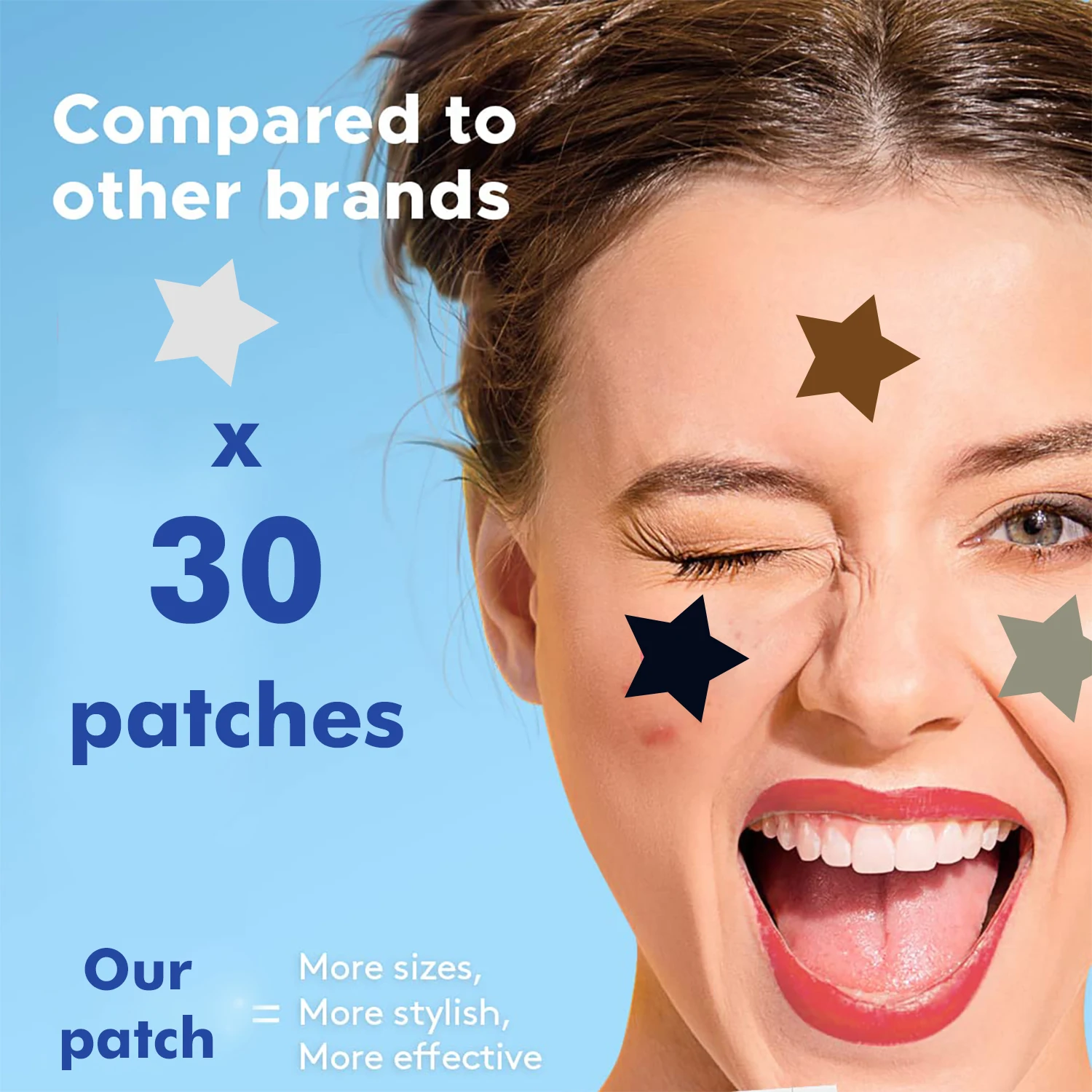 factory OEM hydrocolloid acne pimple patch zits blemishes whitehead remover fast cure acne patch star shape