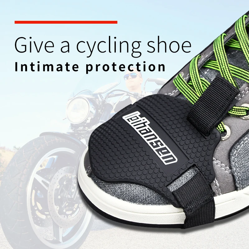 Мотоцикл переключения резиновая защита передач защитная крышка для верховой езды обувь с резиновым