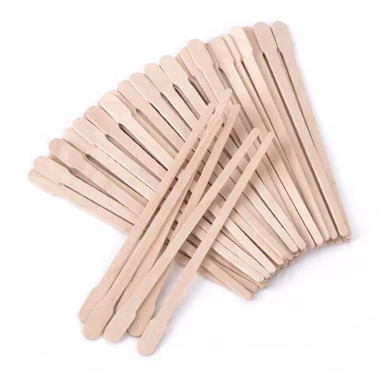 
wooden eyebrow waxing spatula 3.5 inch 100pcs/bag 