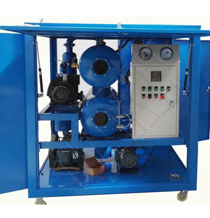 Waste Oil Double-Stage Vacuum Transformer Oil Purifier