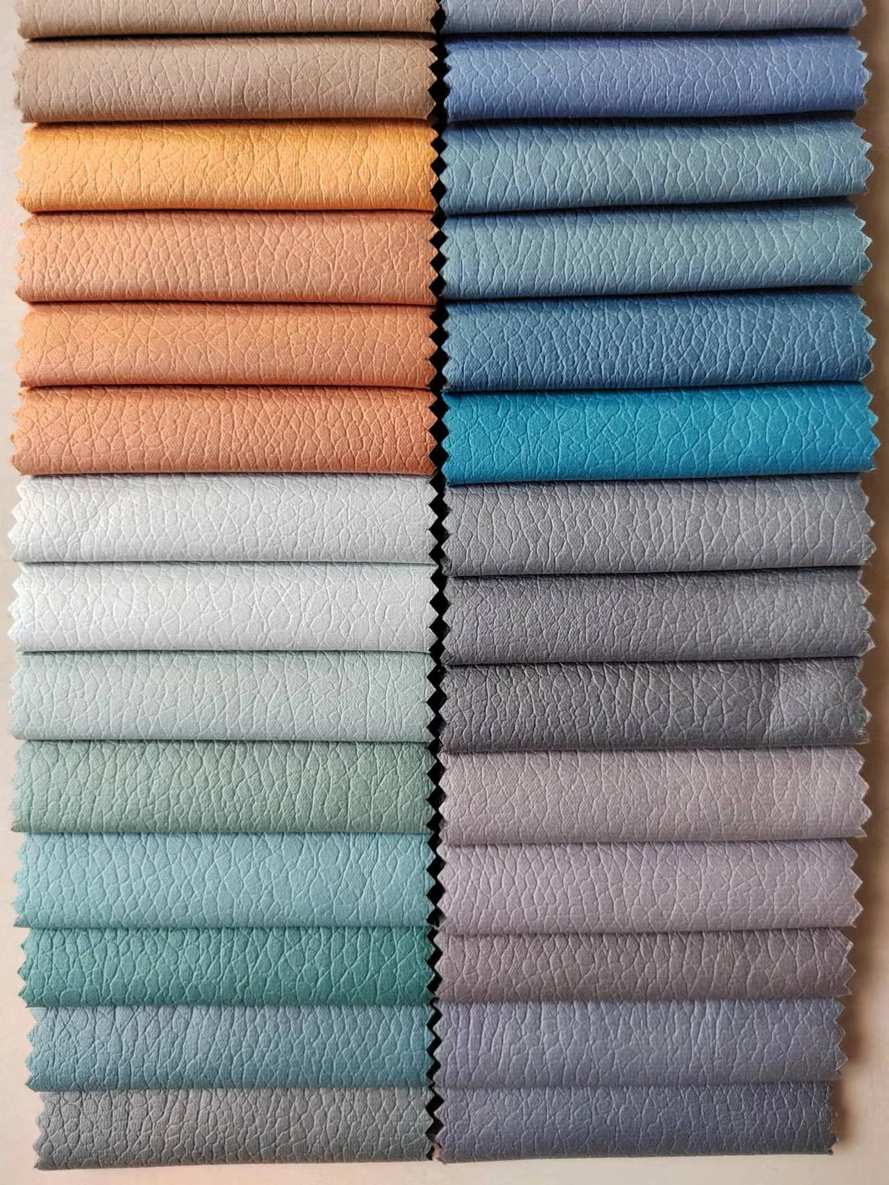 2022 new technology cloth 100% polyester sofa fabric and embossed leather  faux leather