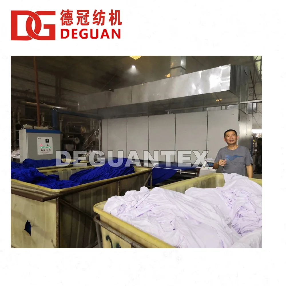 Single Pass Tubular Heat Setting Machine for processing of tubular chemical knitted fabric