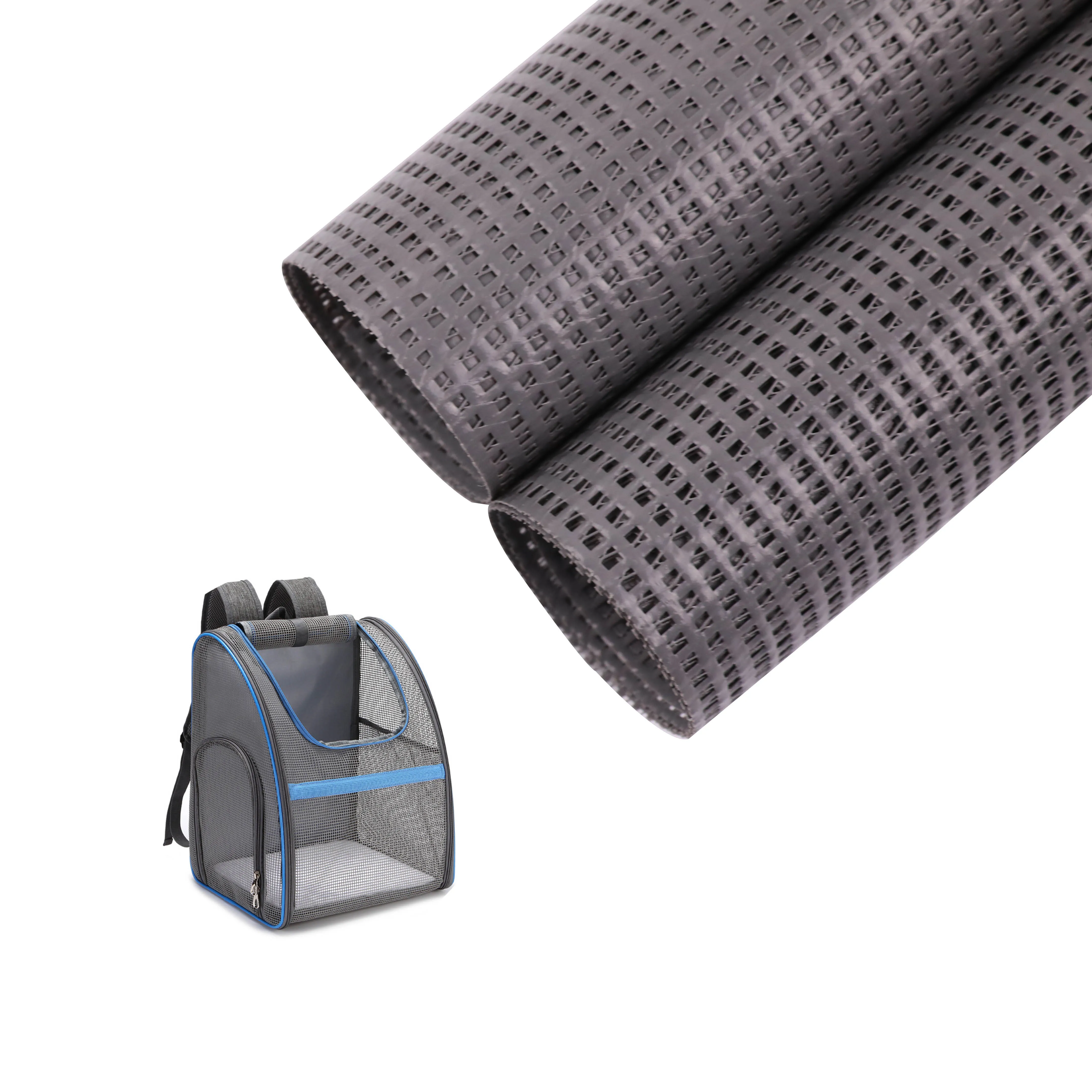 Lona New arrival custom color specification pvc mesh fabric backpack mesh Tarpaulin tarp for backpack