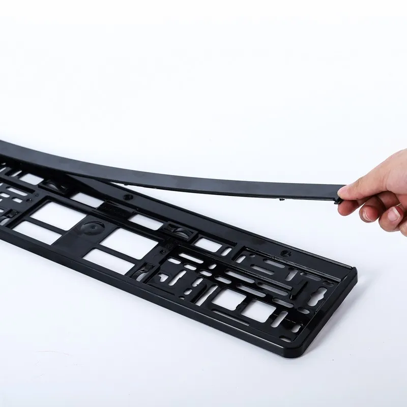 Custom 3D logo Raised European License plate frame Full color printing Dubai size Russia size
