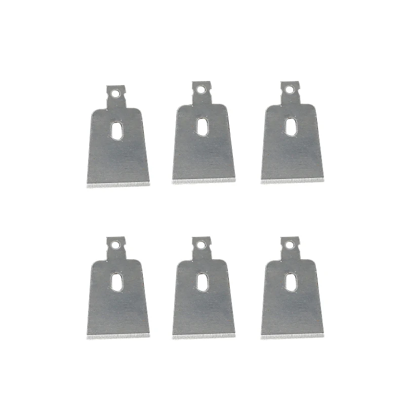 Various utility knife steel blades in carton or wooden box knife