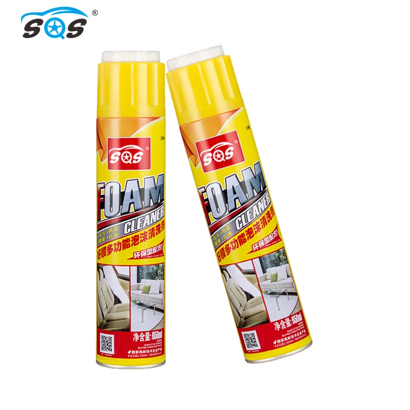 Car interior care multi-purpose foam cleaner waterless car wash car foam cleaner