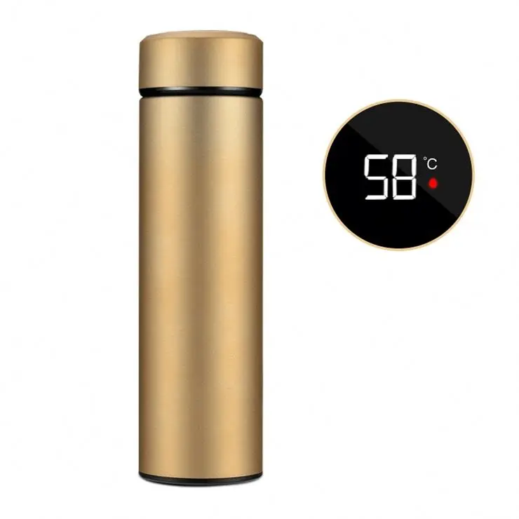 Custom Rubber Paint Smart Water Bottle Business Vacuum Bottle Stainless Steel Water Bottle