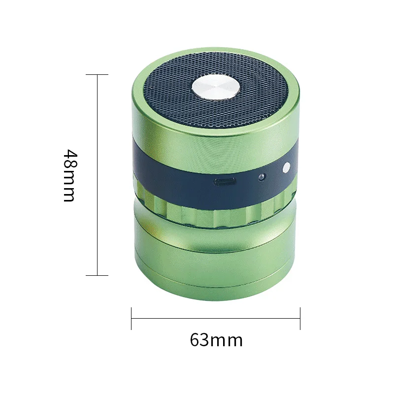 4 Layers Metal Grinder For Dry Herb Aluminum Herb Grinders Cnc Teeth Tobacco Grinder With Chic Patterns