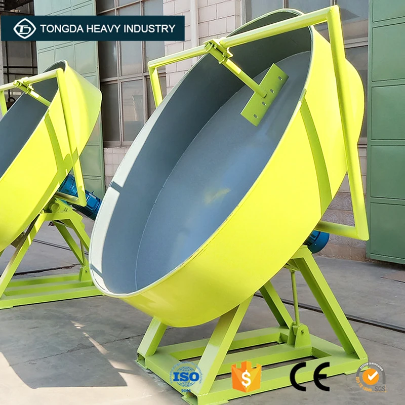 High quality TDYZ-600 food npk granulation plant equipment organic fertilizer disc granulating machine