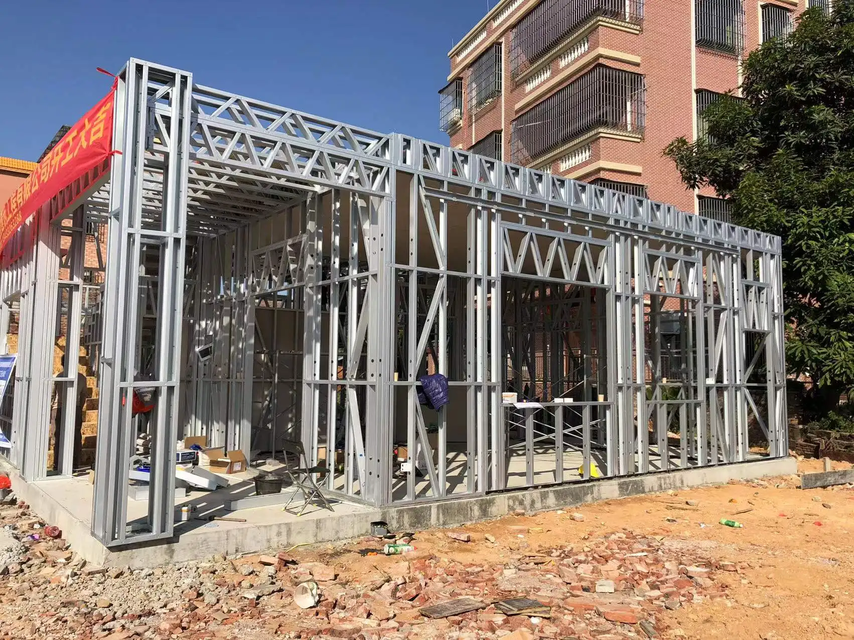 High Quality Professional Design Light Steel Villa  Luxury Villa Design Prefab Villa Big House