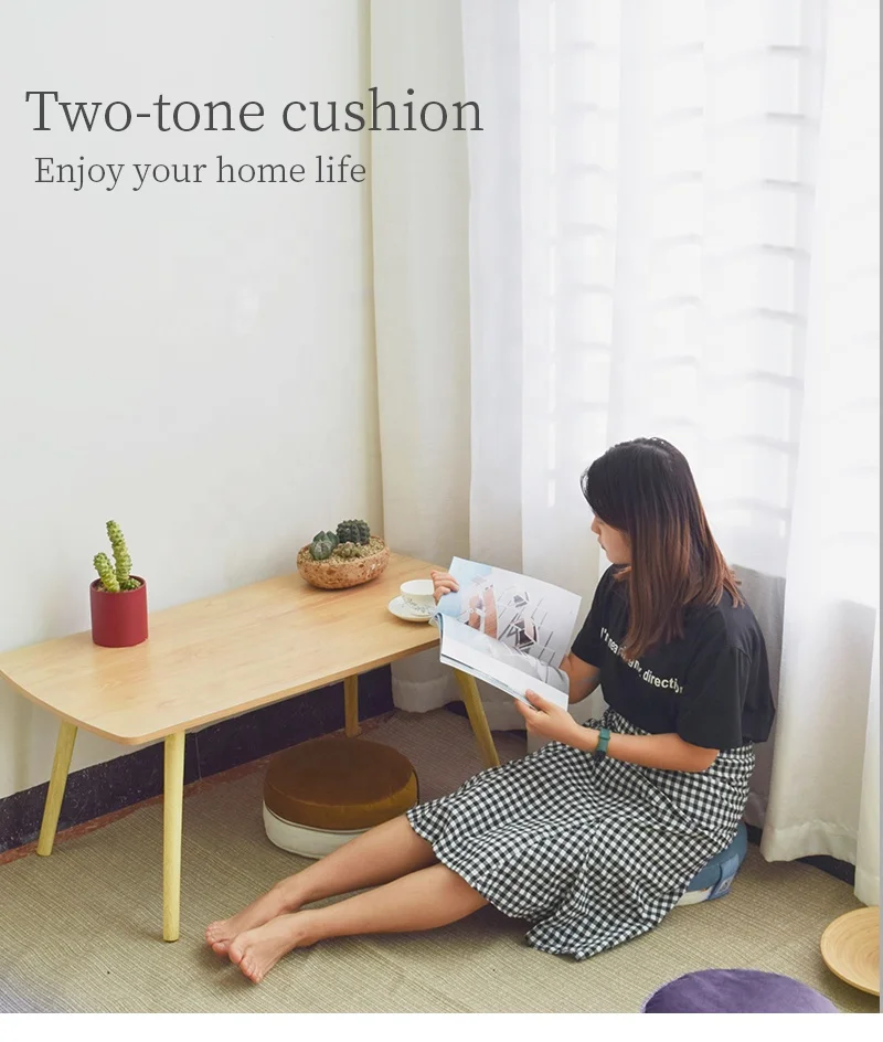 Съемная моющаяся круглая уличная треугольная Органическая подушка для йоги Zafu квадратная медитации