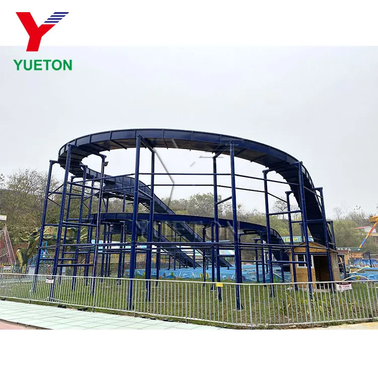 Carnival Games Amusement Park Water Roller Coaster Splash Log Flume Ride