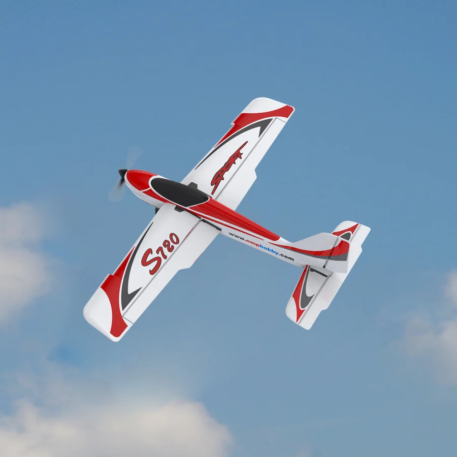 Omphobby S720 Foam Airplane 6-Axis Gyro Stabilizer With Normal Flight Mode Aerobatic Flight Mode RC Planes RTF