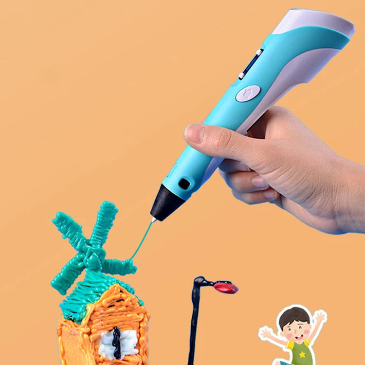 Hottest-selling novelty digital 3d pen printing with led display