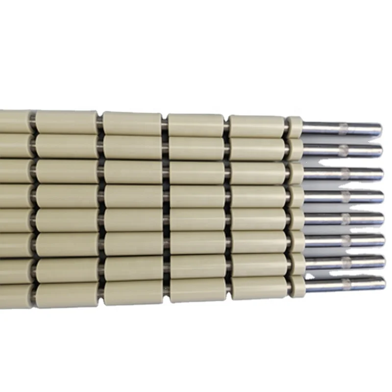 High precision hard grey PP conveyor roller with grooving for German PCB DES machine