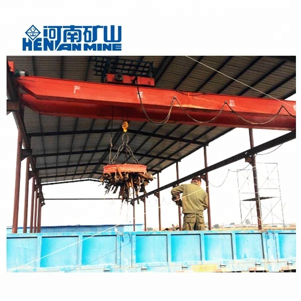 Magnet Double Girder Charging Crane