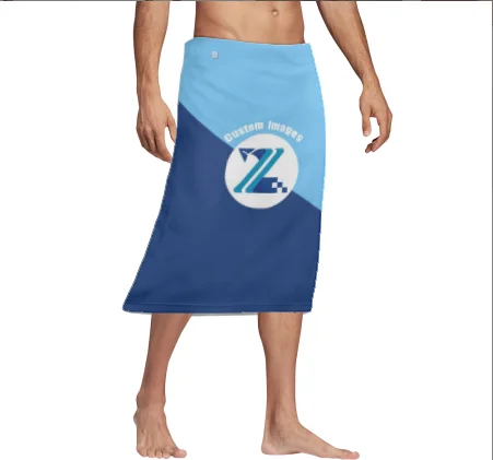 Custom MOQ 1 Polynesian Samoan Tribal Design Men Sarong Casual Beachwear Southeast Asia Ethnic Clothing Wrap Skirt Dress